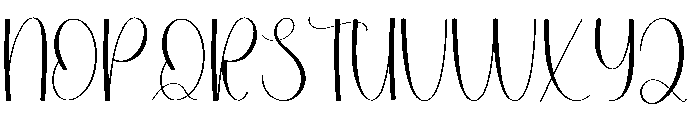 Samantha Flower Font UPPERCASE