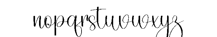 Samantha Flower Font LOWERCASE