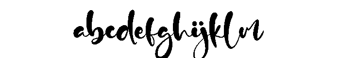 Same Person Font LOWERCASE