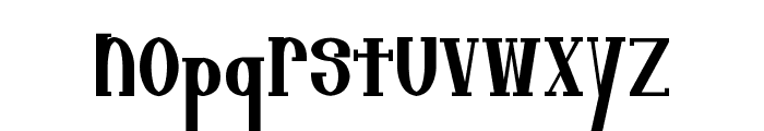 SampleFont Font LOWERCASE