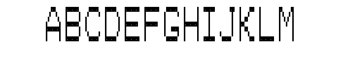 Samsung CRT TV (extremely close to) 3x Regular Font UPPERCASE