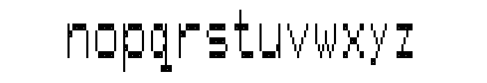 Samsung CRT TV (extremely close to) 3x Regular Font LOWERCASE