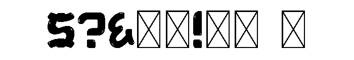 Samurai Blast Font OTHER CHARS