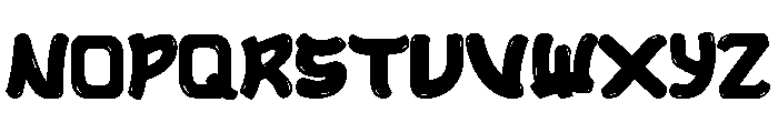Samurai Blast Font UPPERCASE