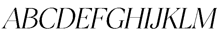 San de More Demo SemBd Ita Font UPPERCASE