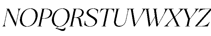 San de More Demo SemBd Ita Font UPPERCASE