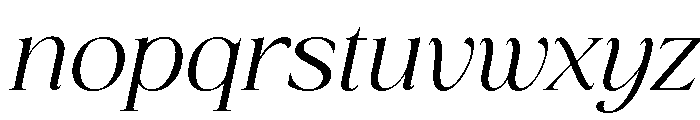 San de More Demo SemBd Ita Font LOWERCASE