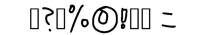 Sanche Regular Font OTHER CHARS