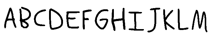 Sanche Regular Font UPPERCASE