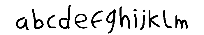 Sanche Regular Font LOWERCASE