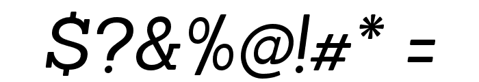 Sanchez-RegularItalic Font OTHER CHARS