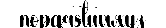 Sand Sea Font LOWERCASE