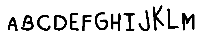 Sandwich Triangle Regular Font UPPERCASE