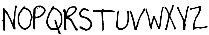 Sandyshand Font UPPERCASE