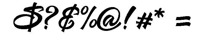 Sanggara-Regular Font OTHER CHARS