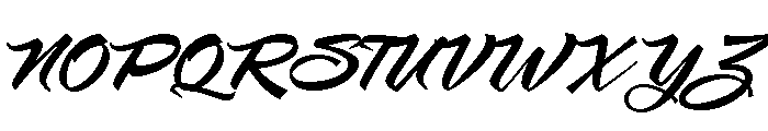 Sanggara-Regular Font UPPERCASE