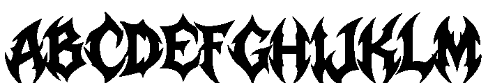 Sanguine Frost Regular FONT