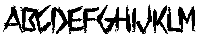 Sanguis Noctis Font UPPERCASE
