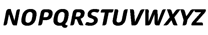 Sans Mateo 2 Bold Italic Font UPPERCASE