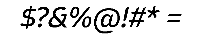 Sans Mateo 2 Italic Font OTHER CHARS