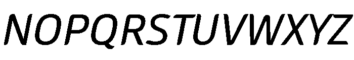 Sans Mateo 2 Italic Font UPPERCASE