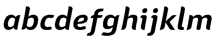 Sans Mateo 2 Semi Bold Italic FONT
