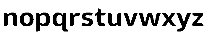 Sans Mateo 2 Semi Bold Font LOWERCASE