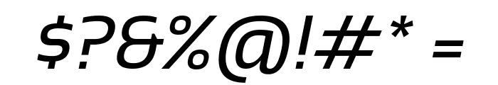 Sansation Italic Font OTHER CHARS