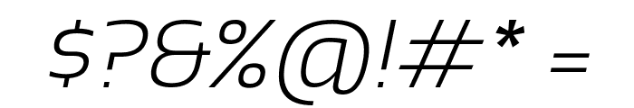 Sansation Light Italic Font OTHER CHARS
