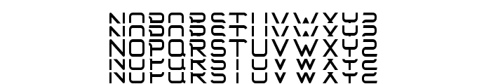 Sansdria Font UPPERCASE