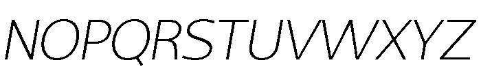Sanshiro Demo ExtLt Ita Font UPPERCASE