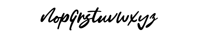 Sansilk Font LOWERCASE