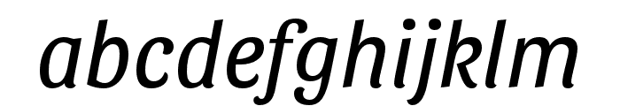 Sansita Light Italic Font LOWERCASE