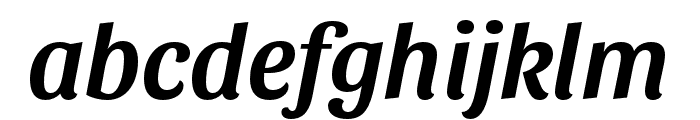 Sansita Medium Italic Font LOWERCASE
