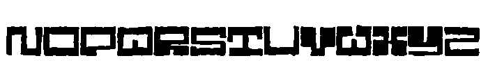 Santa Misa Cyber Pulp Font UPPERCASE