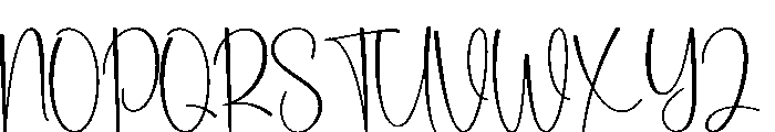 Santa Reindeer Font UPPERCASE
