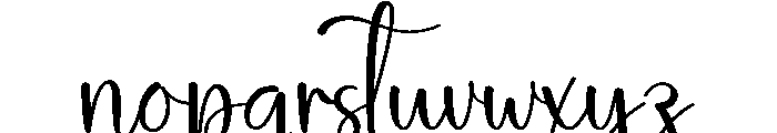 Santa Reindeer Font LOWERCASE