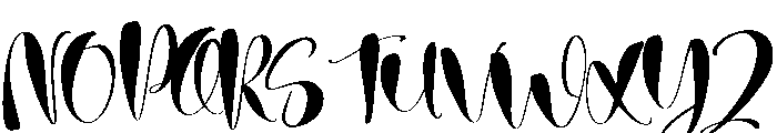 Santa Signature Font UPPERCASE