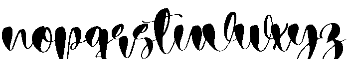 Santa Signature Font LOWERCASE