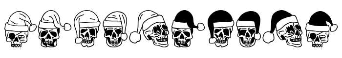 Santa Skull Font OTHER CHARS