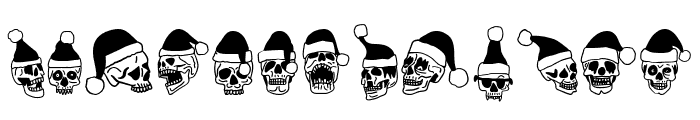Santa Skull FONT