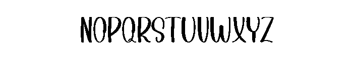 Santa Snowman Font UPPERCASE