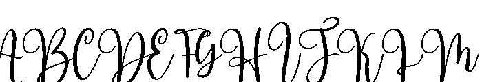 Santa Font UPPERCASE