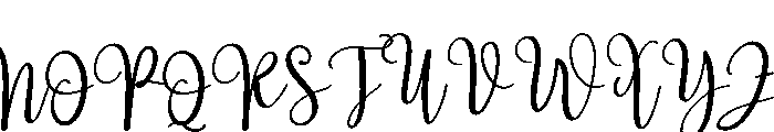 Santa Font UPPERCASE