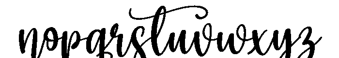 Santa Font LOWERCASE