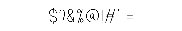 Santaday Font OTHER CHARS