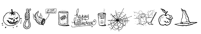 Santalloween_PersonalUseOnly Font OTHER CHARS