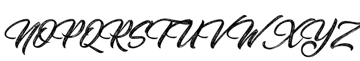 Santeria Personal Use Italic Font UPPERCASE