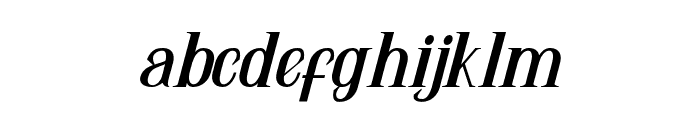 SanthoriaDemo-Italic Font LOWERCASE