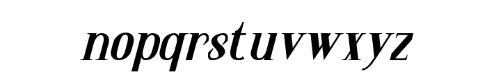 SanthoriaDemo-Italic Font LOWERCASE